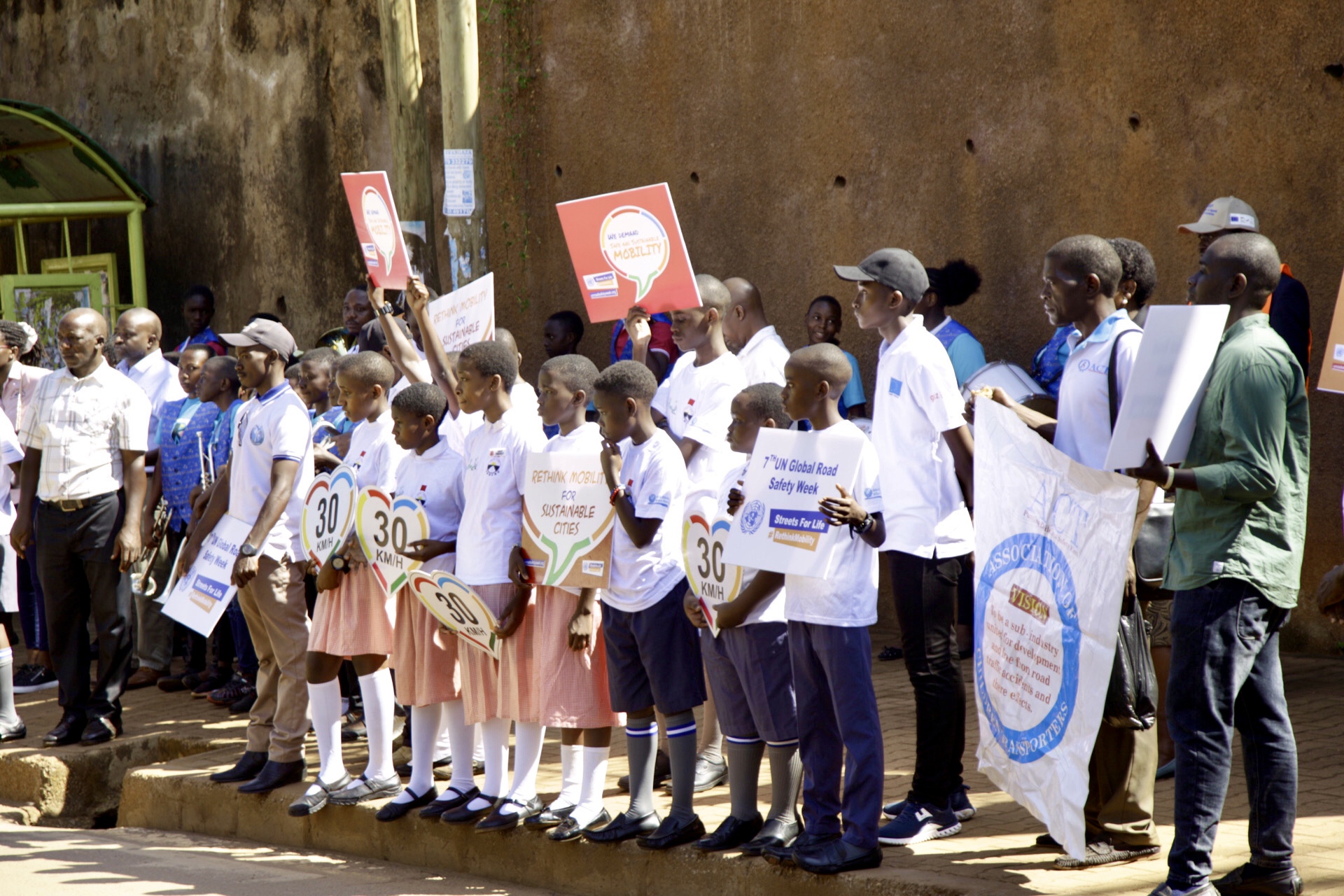 Children advocating for safer school zones